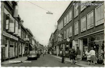 ansichtkaart: Doetinchem, Boliestraat. Mogendorff's Meubelindustrie