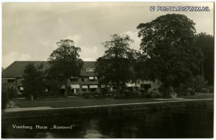ansichtkaart: Voorburg, Huize 'Rustoord'