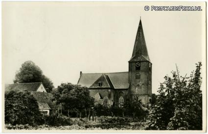 ansichtkaart: Ermelo, Oude Ned. Herv. Kerk
