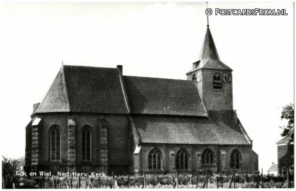 ansichtkaart: Eck en Wiel, Ned. Herv. Kerk