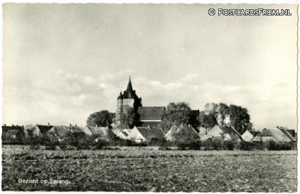 ansichtkaart: Sprang-Capelle, Gezicht op Sprang