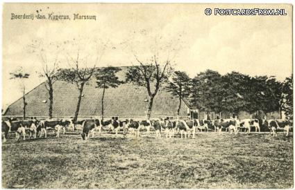 ansichtkaart: Marssum FR, Boerderij van Kuperus
