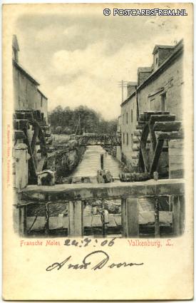 ansichtkaart: Valkenburg LB, Fransche Molen