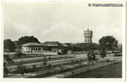 Overveen, Zeeweg ansichtkaart: Overveen, Zeeweg