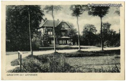 ansichtkaart: Gameren, Groeten uit