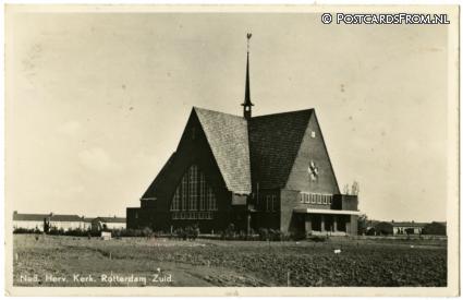 ansichtkaart: Rotterdam, Zuid. Ned. Herv. Kerk