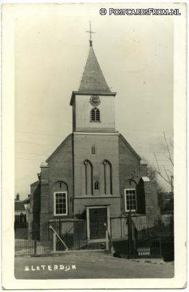 ansichtkaart: Sloterdijk, Kerk