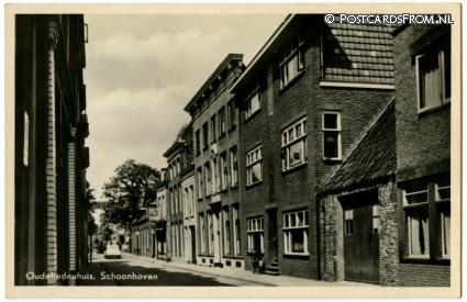 ansichtkaart: Schoonhoven, Oudeliedenhuis