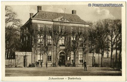 Schoonhoven, Doelenhuis ansichtkaart: Schoonhoven, Doelenhuis