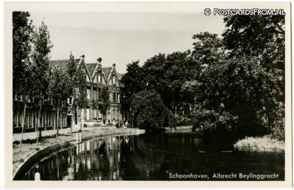 Schoonhoven, Albrecht Beylinggracht ansichtkaart: Schoonhoven, Albrecht Beylinggracht