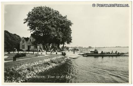 Schoonhoven, Veer op de Lek ansichtkaart: Schoonhoven, Veer op de Lek