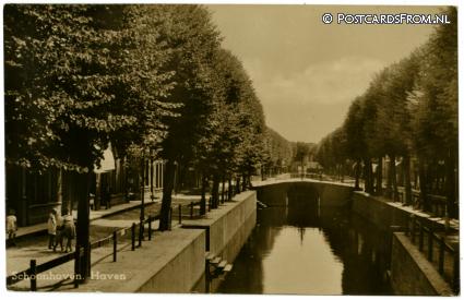 ansichtkaart: Schoonhoven, Haven