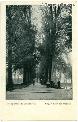 Schoonhoven, Trompertswal ansichtkaart: Schoonhoven, Trompertswal