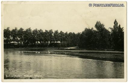 ansichtkaart: Schoonhoven, Nieuwe Singel
