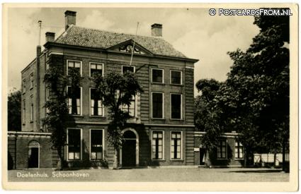 ansichtkaart: Schoonhoven, Doelenhuis