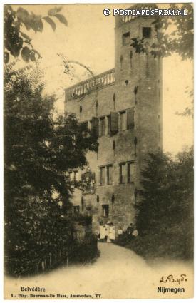 Nijmegen, Belvedere ansichtkaart: Nijmegen, Belvedere