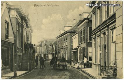 ansichtkaart: Werkendam, Hoogstraat