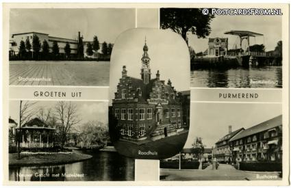 Purmerend, Groeten uit ansichtkaart: Purmerend, Groeten uit