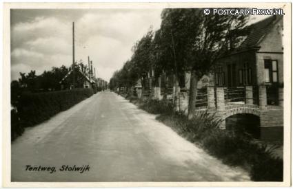 ansichtkaart: Stolwijk, Tentweg