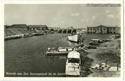 Katwijk aan Zee, Stoomgemaal bij de Jachthaven ansichtkaart: Katwijk aan Zee, Stoomgemaal bij de Jachthaven