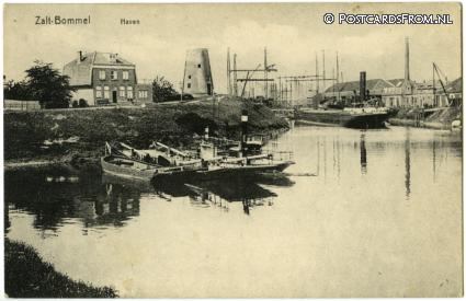 ansichtkaart: Zaltbommel, Haven