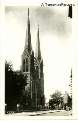 Kaatsheuvel, St. Jans Kerk ansichtkaart: Kaatsheuvel, St. Jans Kerk