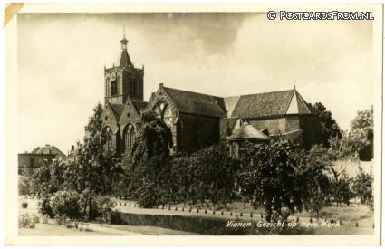 Vianen UT, Gezicht op Herv. Kerk ansichtkaart: Vianen UT, Gezicht op Herv. Kerk