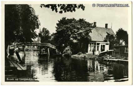 ansichtkaart: Broek op Langedijk, --