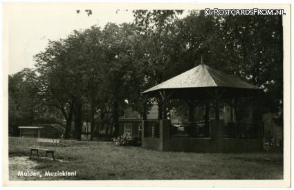 Muiden, Muziektent ansichtkaart: Muiden, Muziektent