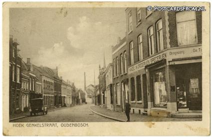 Oudenbosch, Hoek Genkelstraat. Fenkelstraat ansichtkaart: Oudenbosch, Hoek Genkelstraat. Fenkelstraat