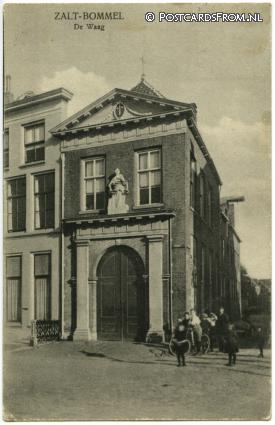 ansichtkaart: Zaltbommel, De Waag