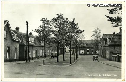 Papendrecht, Molenstraat ansichtkaart: Papendrecht, Molenstraat