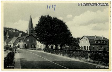 ansichtkaart: Ermelo, Dorpsstraat