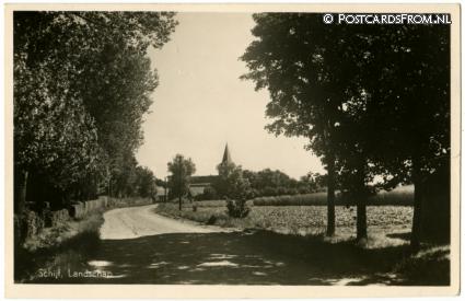 ansichtkaart: Schijf, Landschap