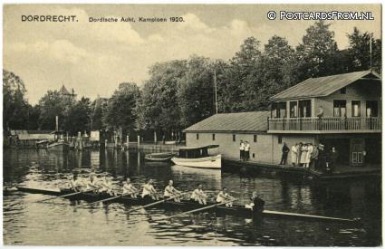 ansichtkaart: Dordrecht, Dordtsch Acht, Kampioen 1920