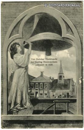 Bad Nieuweschans, Van Oudsher Hoofdwacht der Vesting gebouwd 1628 ansichtkaart: Bad Nieuweschans, Van Oudsher Hoofdwacht der Vesting gebouwd 1628