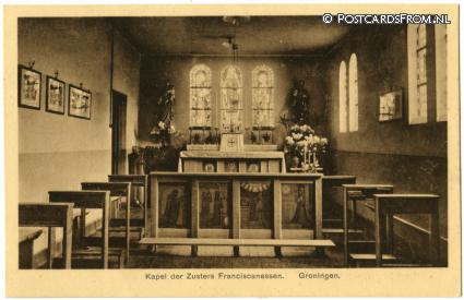 ansichtkaart: Groningen, Kapel der Zusters Franciscanessen