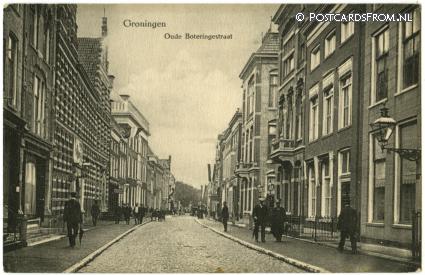 ansichtkaart: Groningen, Oude Boteringestraat
