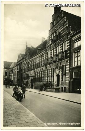 Groningen, Gerechtsgebouw ansichtkaart: Groningen, Gerechtsgebouw