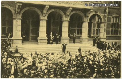 Groningen, 59e Lustrum Hoogeschool 28 juni-3 juli 1909 ansichtkaart: Groningen, 59e Lustrum Hoogeschool 28 juni-3 juli 1909