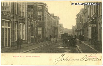 Groningen, Nieuweweg ansichtkaart: Groningen, Nieuweweg