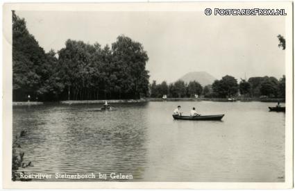 ansichtkaart: Geleen, Roeivijver Steinerbosch bij Geleen
