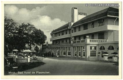 ansichtkaart: Mook, Bad Hotel de Plasmolen