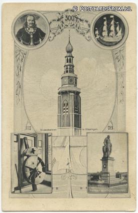 Vlissingen, St. Jacobstoren ansichtkaart: Vlissingen, St. Jacobstoren