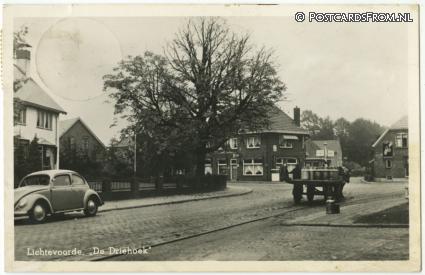 Lichtenvoorde, De Driehoek ansichtkaart: Lichtenvoorde, De Driehoek