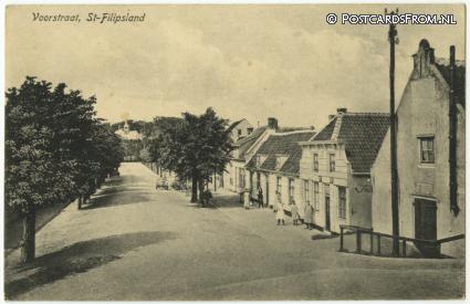 Sint Philipsland, Voorstraat ansichtkaart: Sint Philipsland, Voorstraat