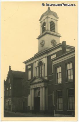 ansichtkaart: Overschie, ? Schiebroek? Synagoge