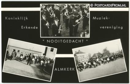 Almkerk, Koninklijke Muziekvereniging 'Nooitgedacht' ansichtkaart: Almkerk, Koninklijke Muziekvereniging 'Nooitgedacht'