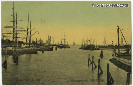 Delfzijl, Havengezicht ansichtkaart: Delfzijl, Havengezicht