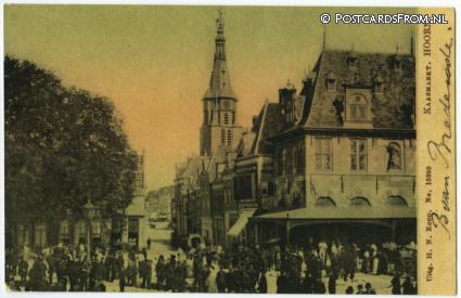ansichtkaart: Hoorn NH, Kaasmarkt